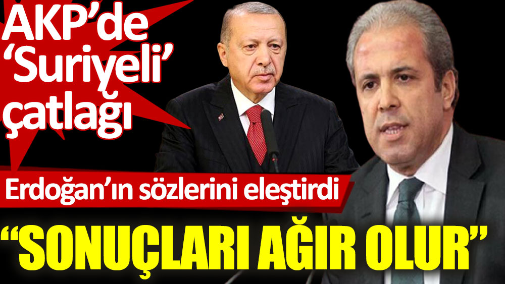 AKP’li Şamil Tayyar’dan Erdoğan’ın Suriyelilerle ilgili sözlerine eleştiri!