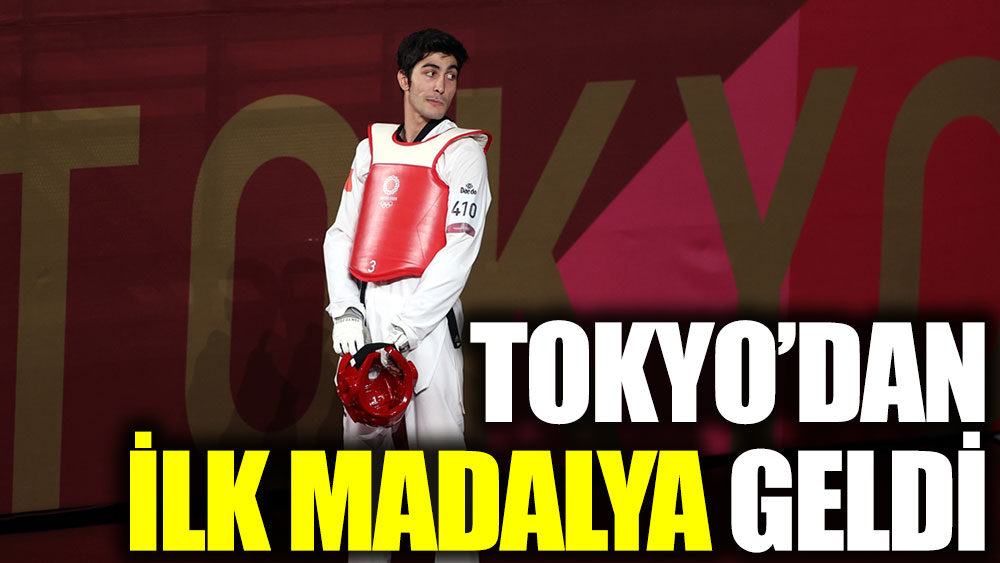 Tokyo'da ilk madalya geldi. Hakan Reçber tekvandoda bronz madalya kazandı