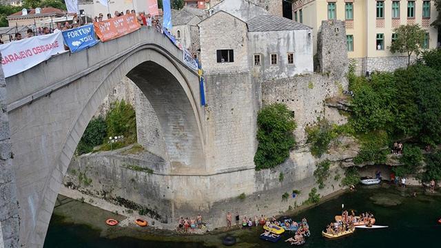 455. Geleneksel Mostar Köprüsü Atlayışları yapıldı