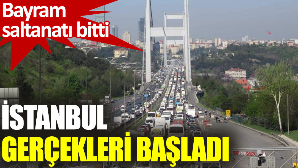 Kurban Bayramı sonrası İstanbul'da trafik