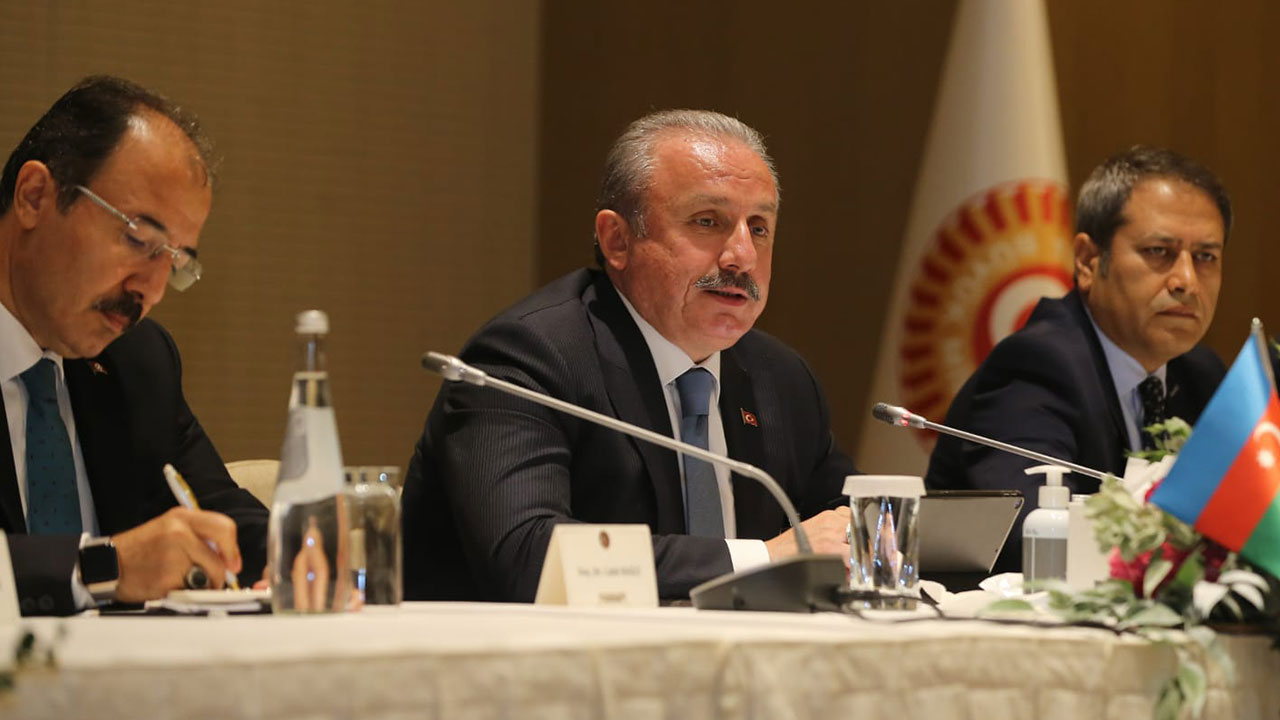 Meclis Başkanı Şentop Azerbaycan Dışişleri Bakanı ile görüştü