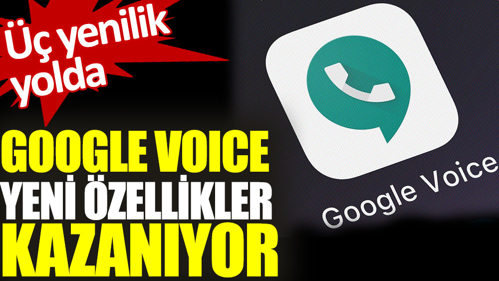 Google Voice yeni özellikler kazanıyor