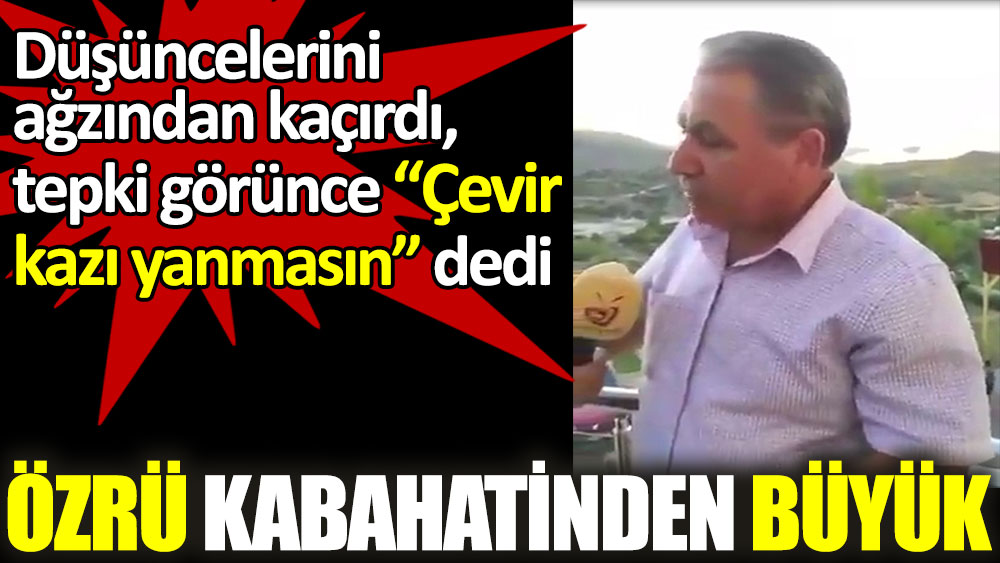 AKP'li Gündoğmuş Belediye Başkanı'nın özrü kabahatinden büyük