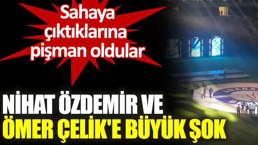 TFF Başkanı Nihat Özdemir ve AKP Sözcüsü Ömer Çelik'e büyük şok!
