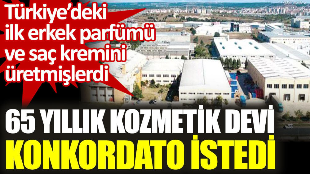 65 yıllık kozmetik devi konkordato istedi