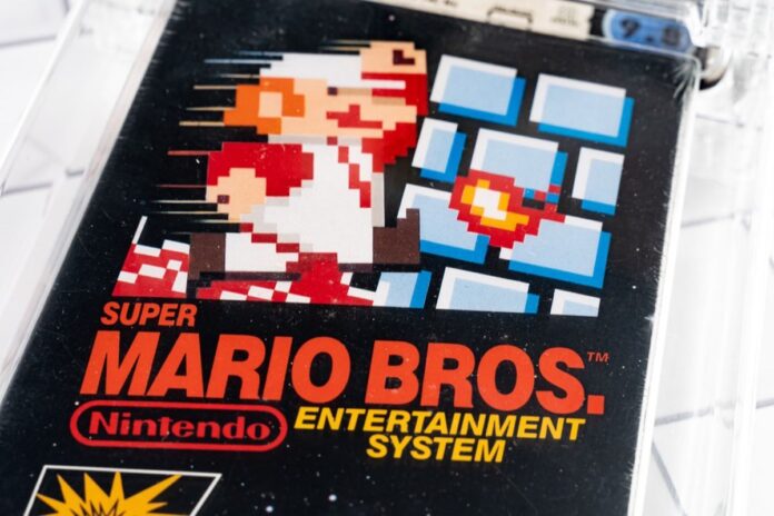 Super Mario oyunu rekor fiyata satıldı