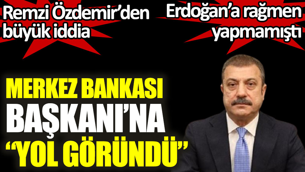Erdoğan’ın çağrısına rağmen faizi indirmeyen Merkez Bankası Başkanı'na yol göründü