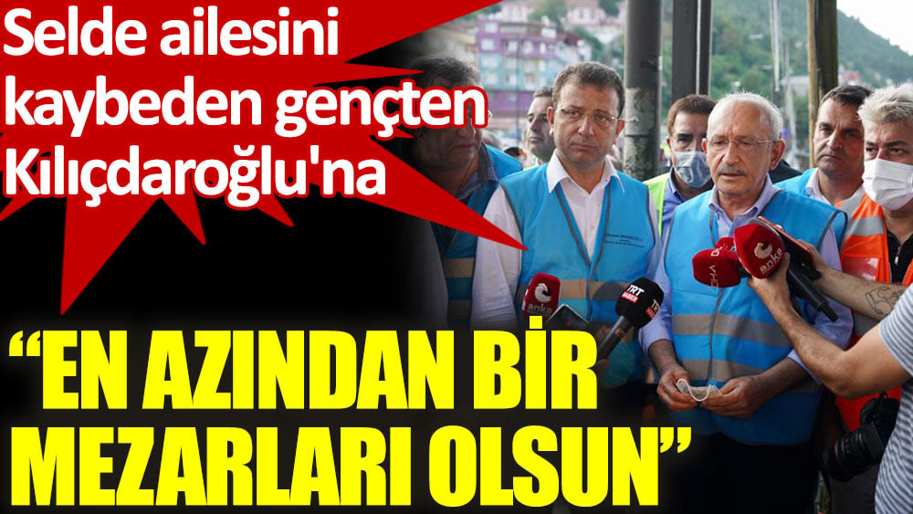 Yürek dağlayan diyalog: En azından bir mezarları olsun