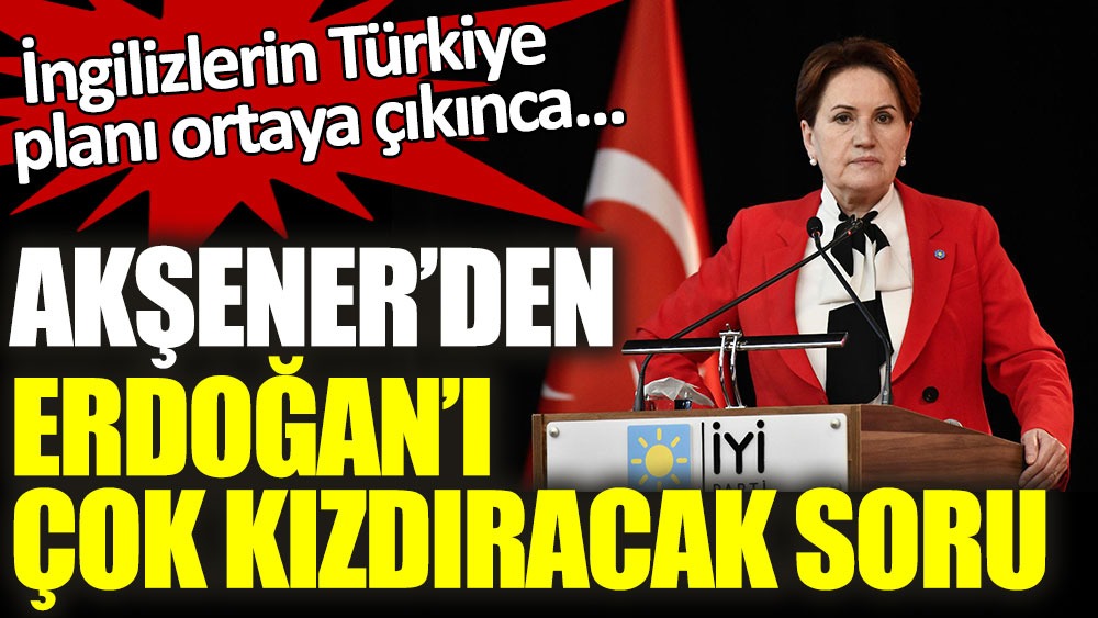 Meral Akşener'den Erdoğan'ı çok kızdıracak soru