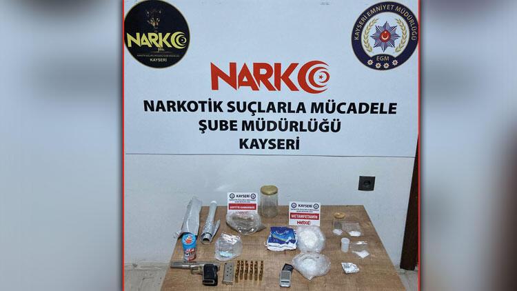 Kayseri'de uyuşturucu operasyonunu: 8 gözaltı