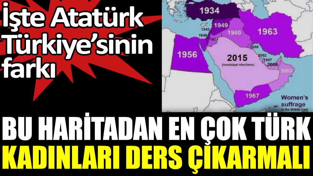 Bu haritadan en çok Türk kadınları ders çıkarmalı