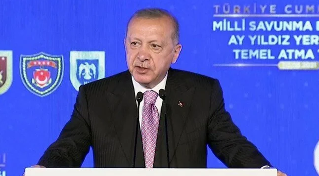 Cumhurbaşkanı Erdoğan Ay Yıldız Projesi'nde konuştu