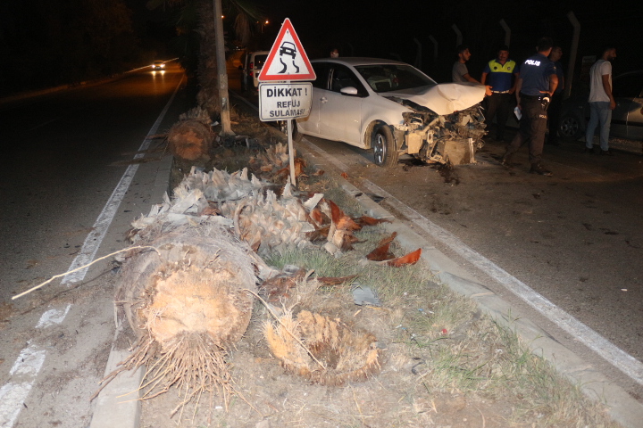 Adana'da trafik kazası. 3 yaralı