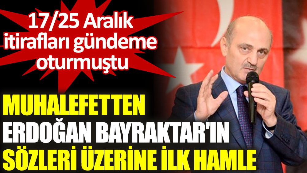 CHP, Erdoğan Bayraktar'ın sözleri üzerine harekete geçti