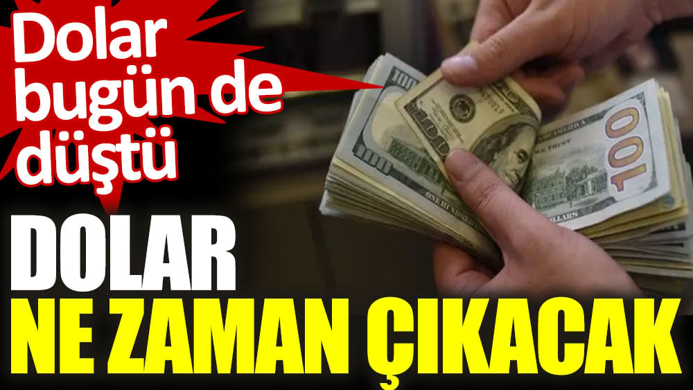 Dolar bugün de düştü. Dolar ne zaman çıkacak