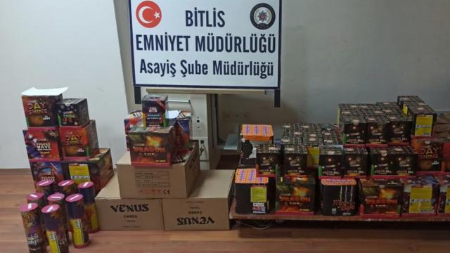 Bitlis'te gök bombası ele geçirildi