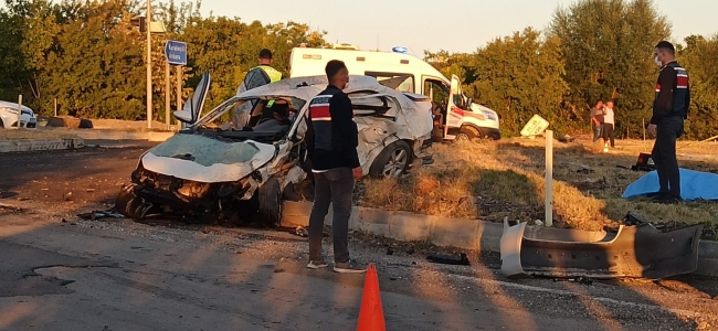 Kırıkkale'de kaza. 6 kişi yaşamını yitirdi