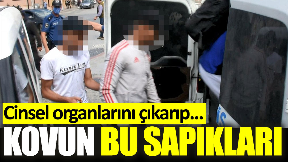 Kovun bu sapıkları! Edirne'nin en meşhur caddesinde 4 Faslı cinsel organını çıkarıp...