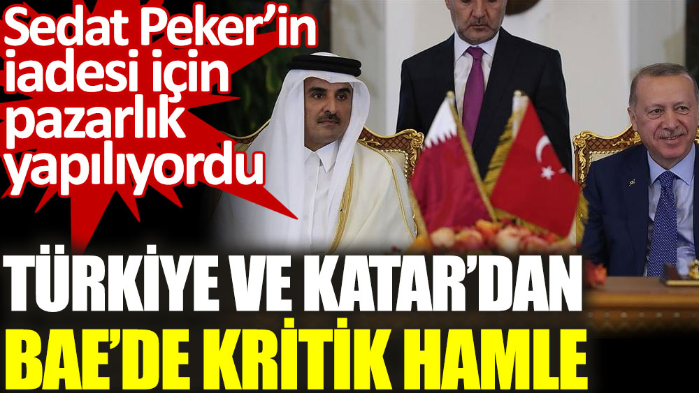 Türkiye ve Katar'dan BAE'de kritik hamle