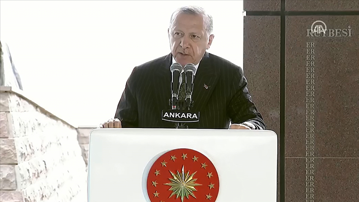 Erdoğan, Sakarya Zaferi'nin 100. yıl programında konuştu