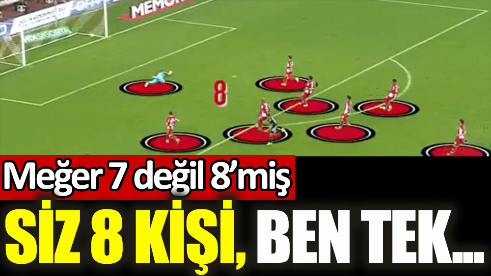 Beşiktaş'ta Rachid Ghezzal'ın golü hayran bıraktı. Siz 8 kişi, ben tek