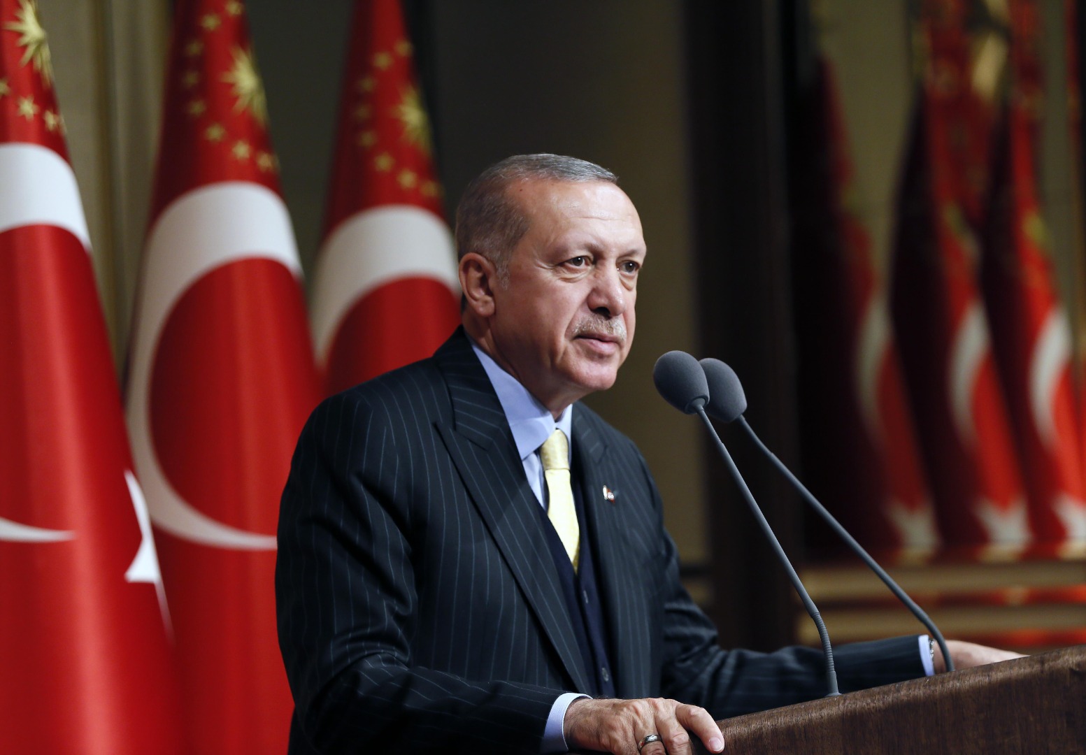 Cumhurbaşkanı Erdoğan, Türkevi'nde konuştu