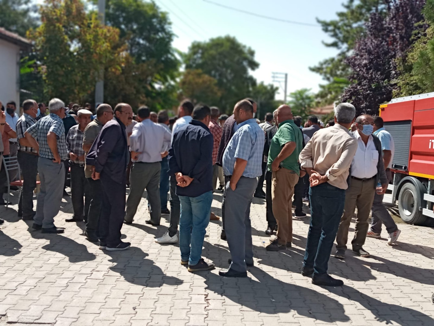 Konya'da vatandaşlar toplulaştırma kararına isyan etti