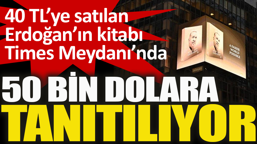 Erdoğan’ın kitabı 40 TL’ye satılıyor 50 Bin Dolara tanıtılıyor
