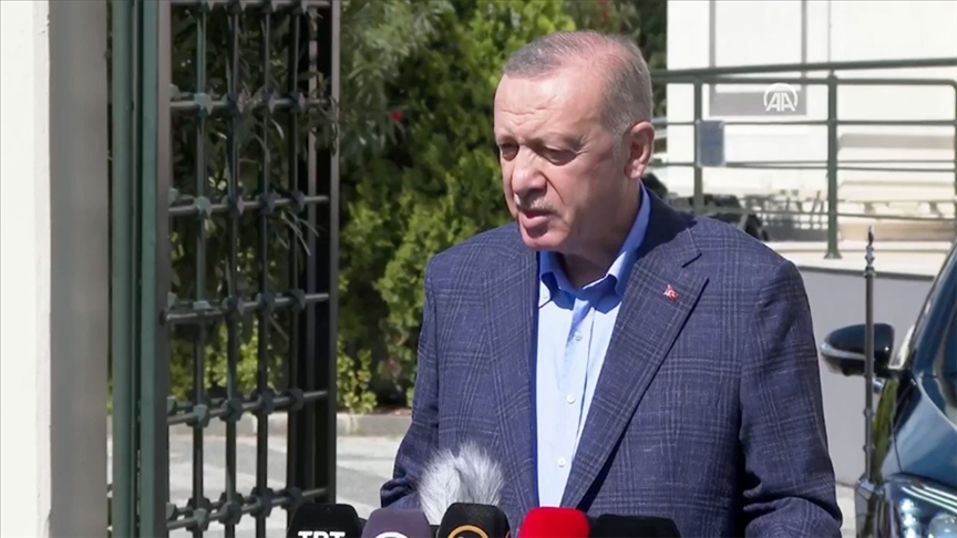 Cumhurbaşkanı Erdoğan'dan Biden'a tepki