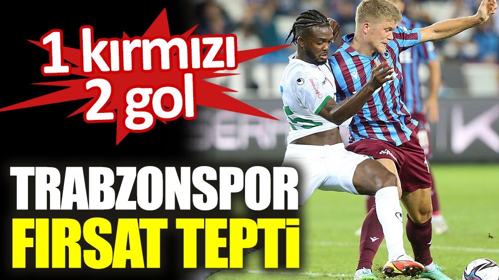 Trabzonspor, liderlik fırsatını geri tepti