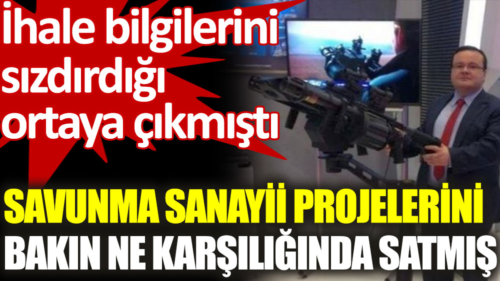 Yusuf Hakan Özbilgin, Savunma Sanayii projelerini tatil karşılığında satmış!