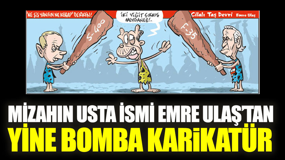 Mizahın usta ismi Emre Ulaş’tan yine bomba karikatür