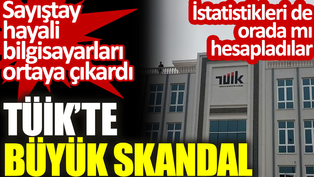 TÜİK'te büyük skandal. Sayıştay hayali bilgisayarları ortaya çıkardı