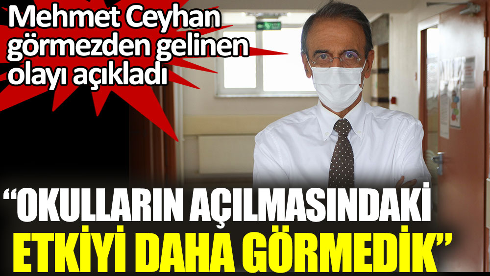 Mehmet Ceyhan görmezden gelinen gerçeği açıkladı