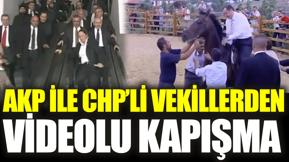 AKP'li ile CHP'li vekillerden videolu atışma