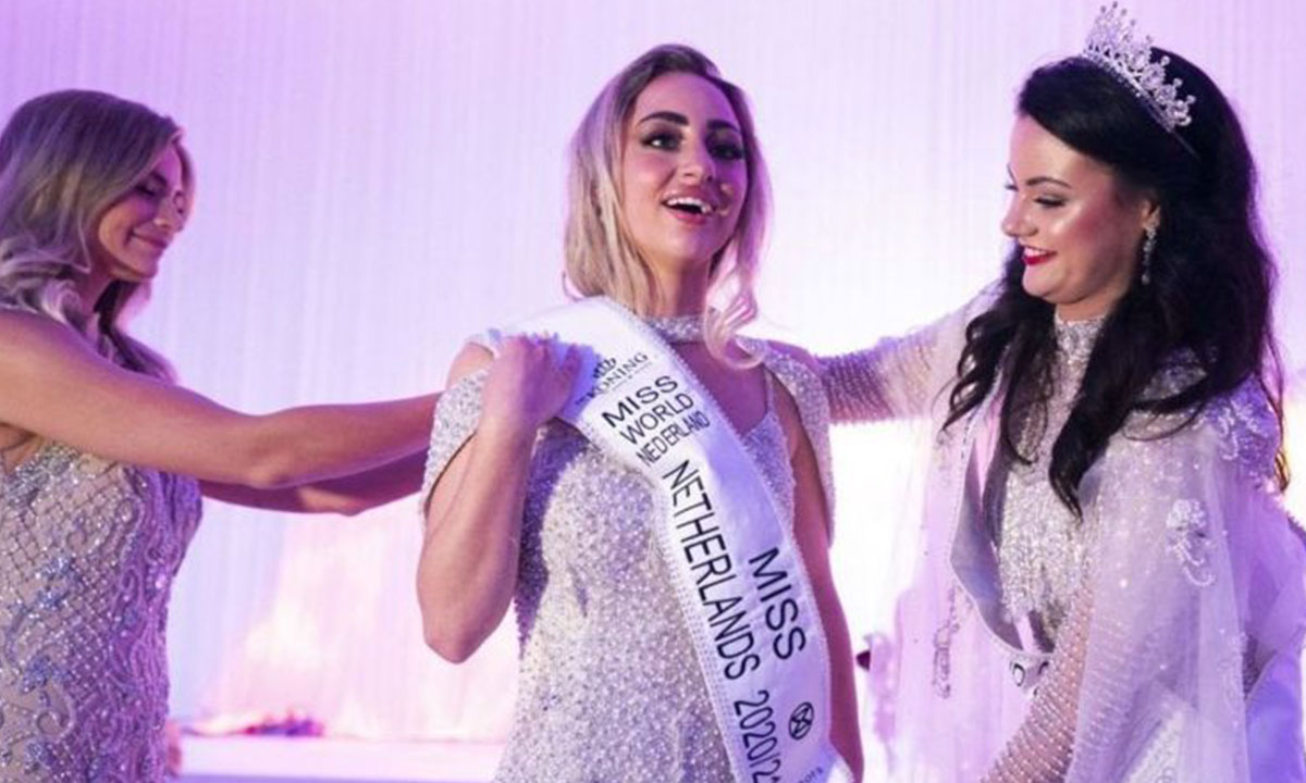 Aşı karşıtı Hollanda Güzeli Dünya Güzellik Yarışması'ndan çekildi