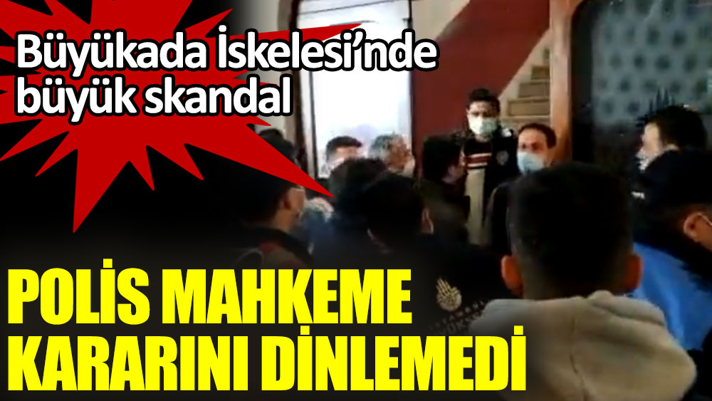 Polis İstanbul Büyükşehir Belediyesi lehine çıkan mahkeme kararını dinlemedi