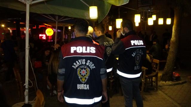 Bursa'da 250 polisle asayiş uygulaması