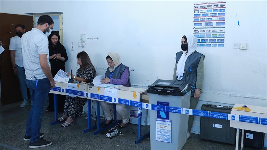 Irak'ta seçime katılım oranı yüzde 41'de kaldı