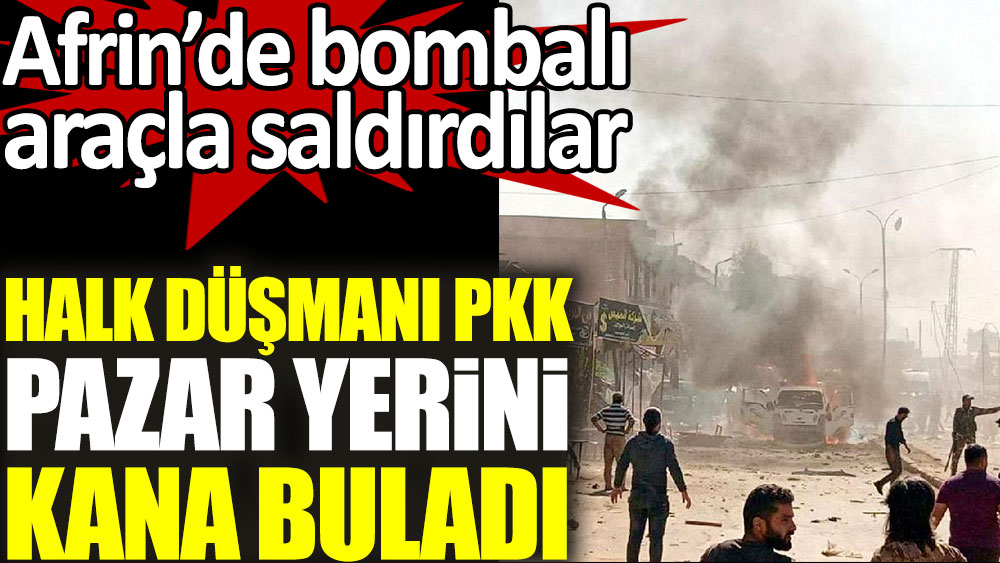 Halk düşmanı PKK pazar yerini kana buladı