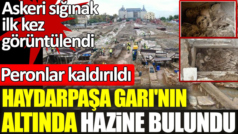 Haydarpaşa Garı'nda hazine bulundu