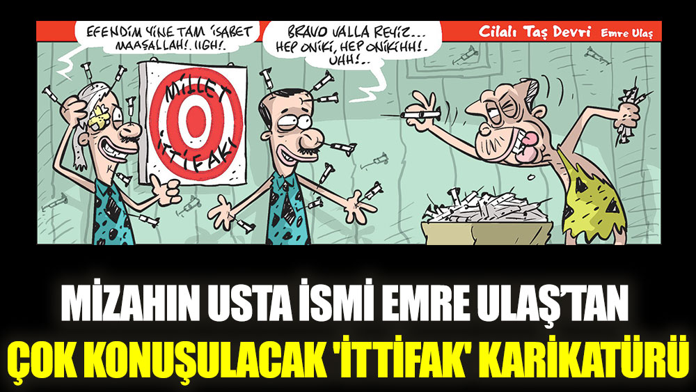 Emre Ulaş’tan çok konuşulacak 'Millet İttifakı' karikatürü