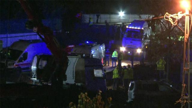 Arnavutköy'de metro şantiyesinde kaza: 3 işçi yaralandı