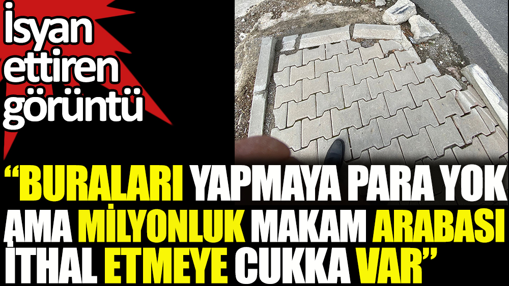 AKP'li Altınoluk belediyesine böyle isyan etti: Mercedes ithal etmeyi biliyorlar ama burayı yapmaya para yok