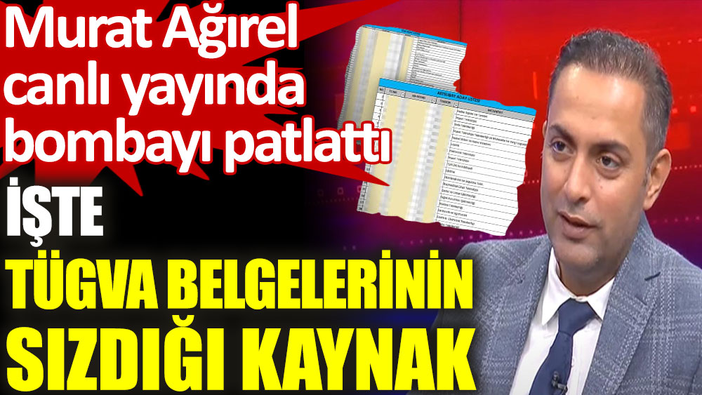 Murat Ağırel, TÜGVA belgelerinin sızdığı kaynağı açıkladı