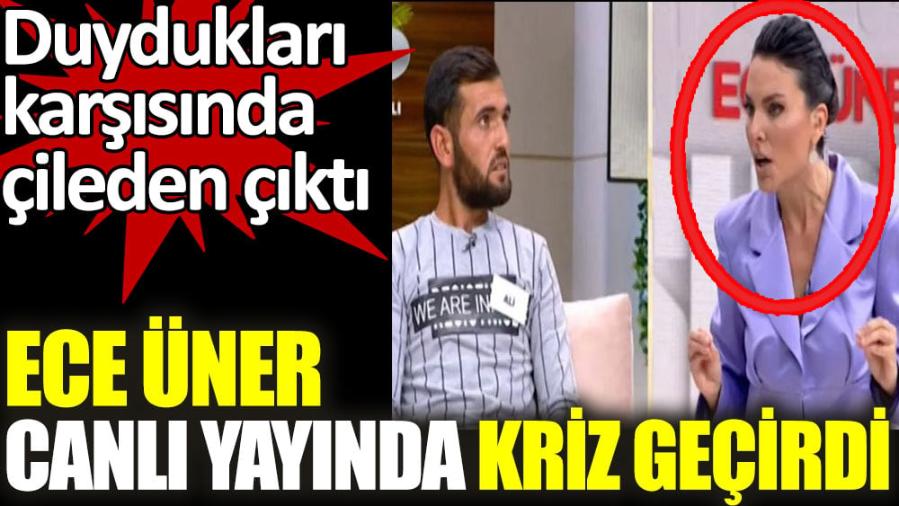 Ece Üner canlı yayında kriz geçirdi