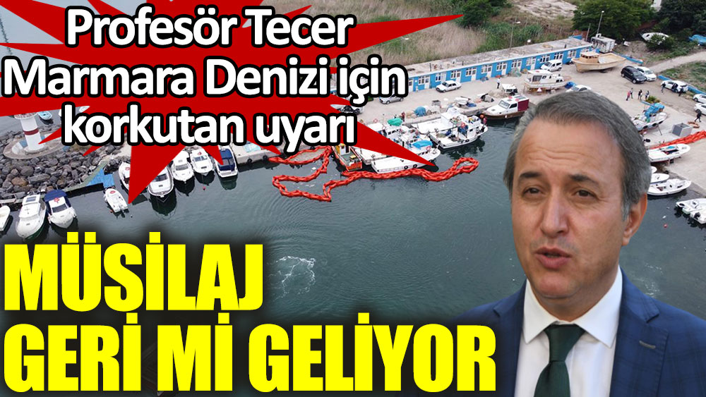 Profesör Tecer’den Marmara Denizi için korkutan uyarı: Müsilaj geri mi geliyor