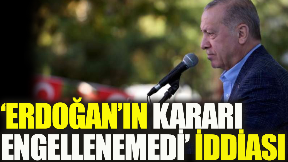Dışişleri Bakanlığı, Erdoğan'ın 'istenmeyen kişi' kararını önlemek için formül aramış