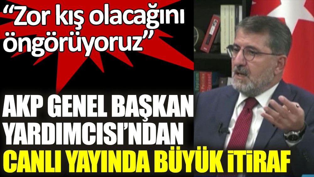 AKP Genel Başkan Yardımcısı Ömer Serdar'dan canlı yayında büyük itiraf: Zor kış olacağını öngörüyoruz