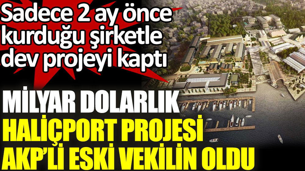 Milyar dolarlık Haliçport projesi AKP'li eski vekilin oldu